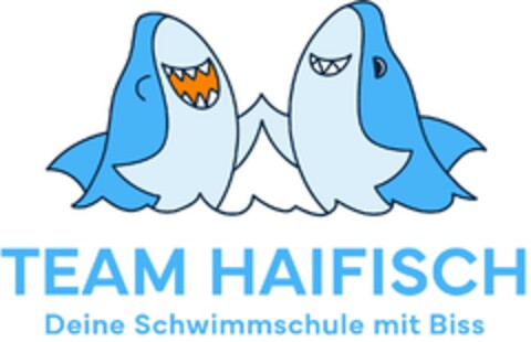TEAM HAIFISCH Deine Schwimmschule mit Biss Logo (DPMA, 06.03.2023)