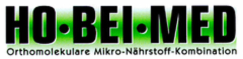 HO·BEI·MED Orthomolekulare Mikro-Nährstoff-Kombination Logo (DPMA, 14.02.2002)