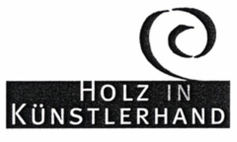 HOLZ IN KÜNSTLERHAND Logo (DPMA, 06.10.2003)