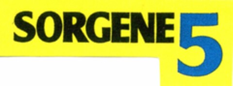 SORGENE 5 Logo (DPMA, 26.02.2004)