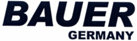 BAUER GERMANY Logo (DPMA, 15.11.2004)