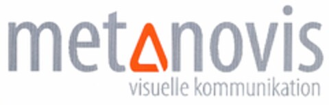 metanovis visuelle kommunikation Logo (DPMA, 02/28/2005)