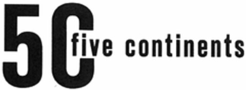 5Cfive continents Logo (DPMA, 01/10/2006)