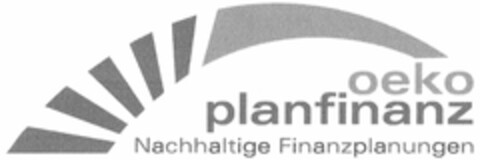 oeko planfinanz Nachhaltige Finanzplanungen Logo (DPMA, 17.05.2006)