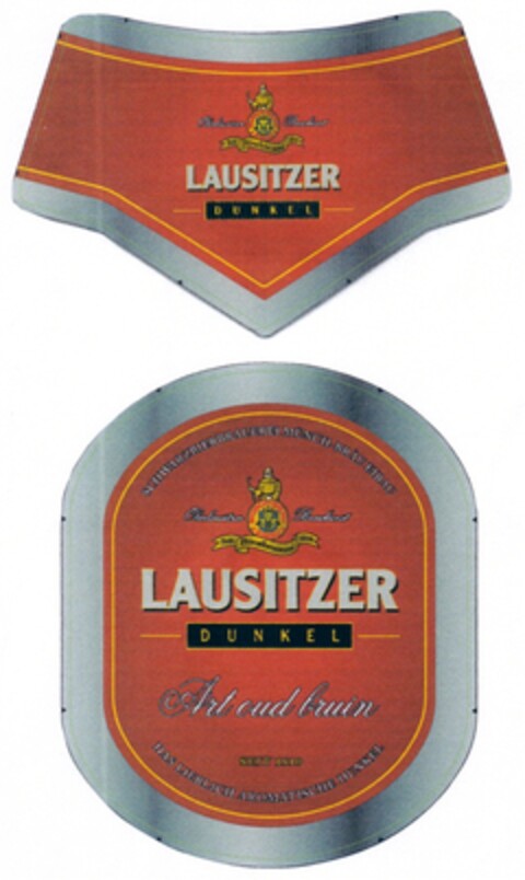 LAUSITZER DUNKEL Art oud bruin Logo (DPMA, 27.06.2007)