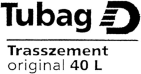 Tubag D Trasszement original 40 L Logo (DPMA, 07.02.1995)