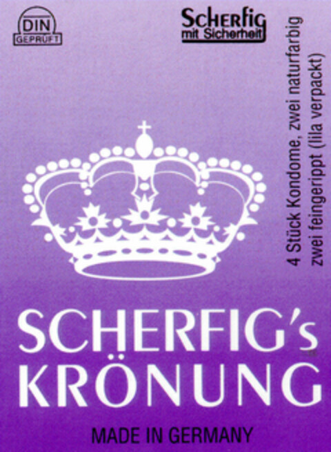 SCHERFIG's Krönung Logo (DPMA, 02.03.1995)