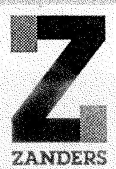 Z ZANDERS Logo (DPMA, 21.01.1998)