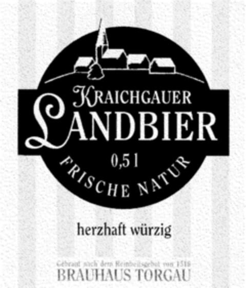 KRAICHGAUER LANDBIER Logo (DPMA, 08/24/1999)