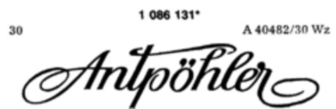 Antpöhler Logo (DPMA, 10.10.1985)