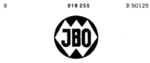 JBO Logo (DPMA, 08.01.1973)