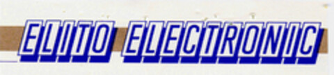 ELITO ELECTRONIC Logo (DPMA, 07.05.1991)