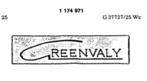 GREENVALY Logo (DPMA, 09.02.1990)