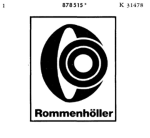 Rommenhöller Logo (DPMA, 13.10.1970)