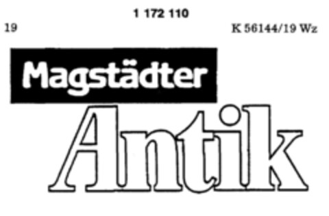 Magstädter Antik Logo (DPMA, 05/08/1990)