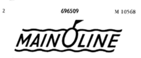 MAIN O LINE Logo (DPMA, 12/06/1955)