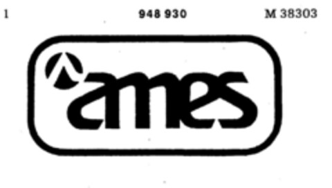 ames Logo (DPMA, 10.10.1973)