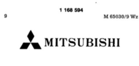 MITSUBISHI Logo (DPMA, 05/09/1989)