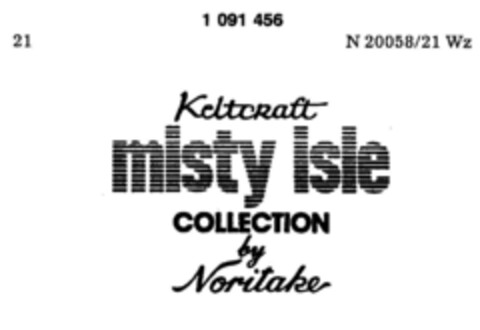 Keltcraft misty isle COLLECTION by Noritake Logo (DPMA, 12/02/1985)