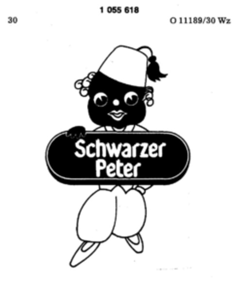 Schwarzer Peter Logo (DPMA, 18.04.1983)