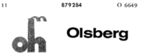 oh Olsberg Logo (DPMA, 05.12.1969)