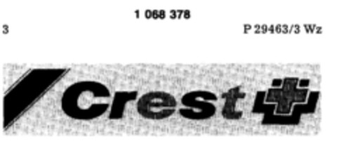 Crest Logo (DPMA, 06.07.1982)