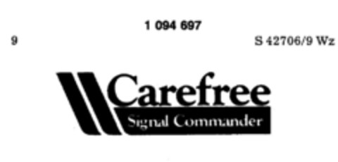 Carefree Signal Commander Logo (DPMA, 19.12.1985)