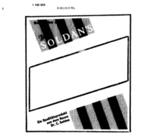 SOLDAN'S Logo (DPMA, 21.07.1987)