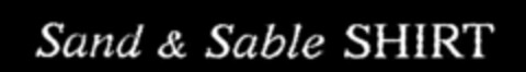 Sand & Sable SHIRT Logo (DPMA, 10.01.1994)