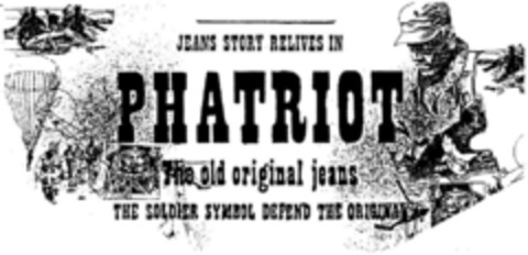 PHATRIOT The old original jeans Logo (DPMA, 13.01.1994)