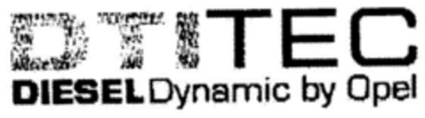 DTITEC DIESELDynamic by Opel Logo (DPMA, 01/24/2001)