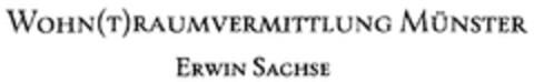 WOHN(T)RAUMVERMITTLUNG MÜNSTER ERWIN SACHSE Logo (DPMA, 19.04.2011)