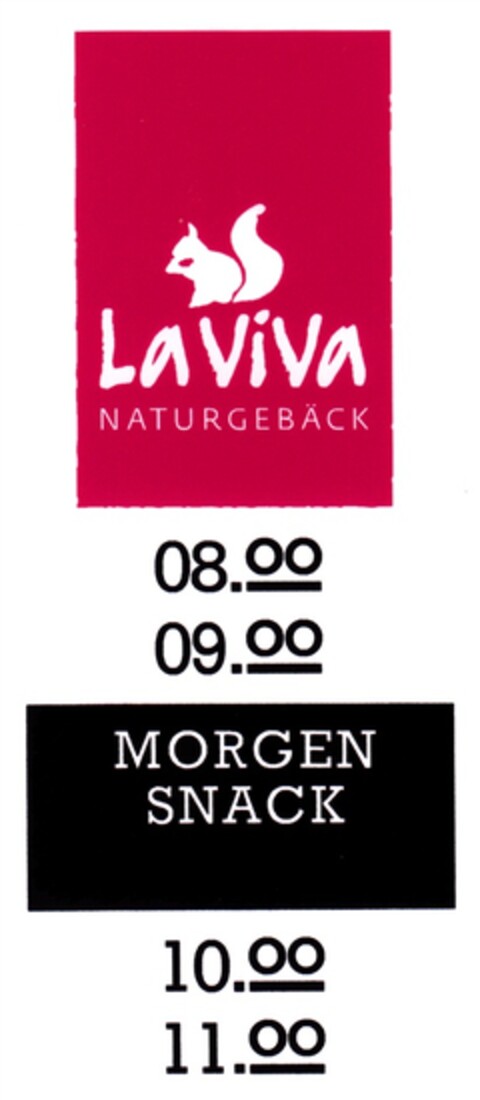 La Viva NATURGEBÄCK MORGENSNACK Logo (DPMA, 22.06.2011)