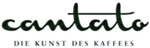 cantato DIE KUNST DES KAFFEES Logo (DPMA, 05/02/2012)