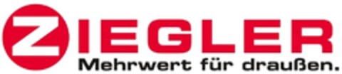 ZIEGLER Mehrwert für draußen. Logo (DPMA, 20.08.2013)