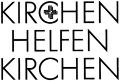 KIRCHEN HELFEN KIRCHEN Logo (DPMA, 09.10.2014)