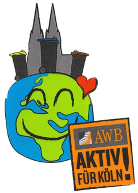 AWB AKTIV FÜR KÖLN! Logo (DPMA, 13.06.2014)