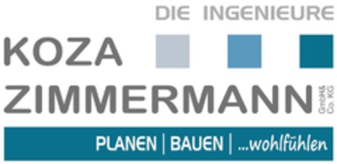 KOZA ZIMMERMANN GmbH & Co. KG DIE INGENIEURE PLANEN | BAUEN| ...wohlfühlen Logo (DPMA, 17.12.2015)