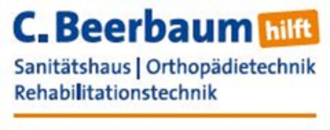 C. Beerbaum hilft Sanitätshaus | Orthopädietechnik Rehabilitationstechnik Logo (DPMA, 09/20/2021)