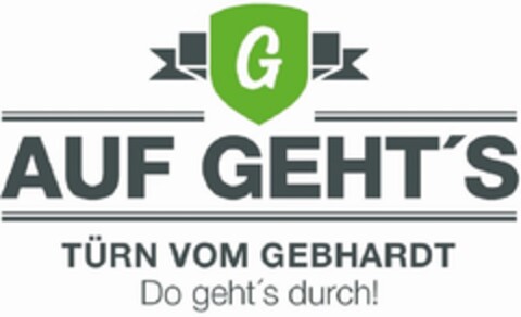 G AUF GEHT'S TÜRN VOM GEBHARDT Do geht's durch! Logo (DPMA, 27.07.2022)