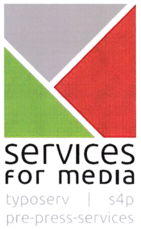 ServIces For meDIa typoserv | s4p pre-press-services Logo (DPMA, 03/29/2023)