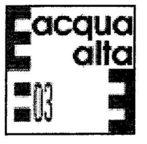 acqua alta Logo (DPMA, 24.02.2003)