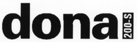 dona 200-S Logo (DPMA, 03.06.2005)