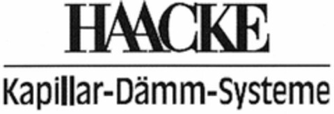 HAACKE Kapillar-Dämm-Systeme Logo (DPMA, 18.07.2006)