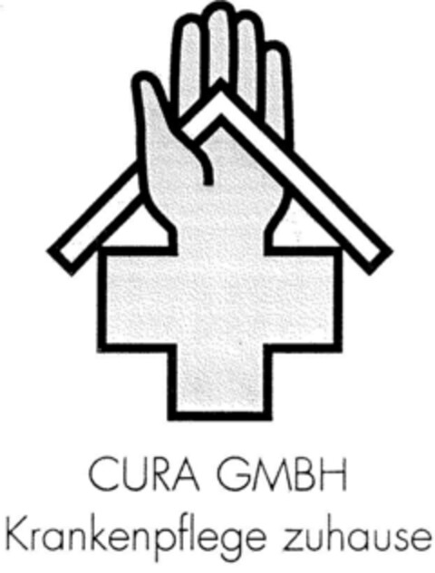 CURA GMBH Krankenpflege zuhause Logo (DPMA, 11/10/1994)