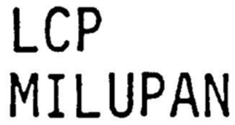 LCP MILUPAN Logo (DPMA, 13.02.1995)