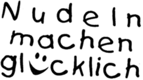 Nudeln machen glücklich Logo (DPMA, 07.03.1996)