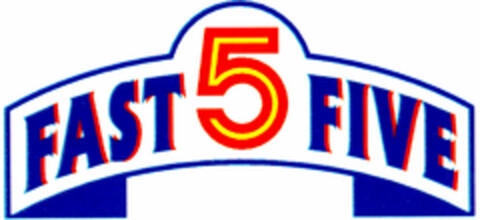 FAST 5 FIVE Logo (DPMA, 03.07.1996)