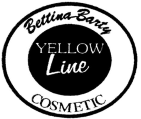 Bettina-Barty YELLOW Line COSMETIC Logo (DPMA, 10/10/1996)