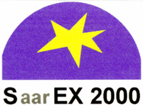 Saar EX 2000 Logo (DPMA, 10.07.1998)